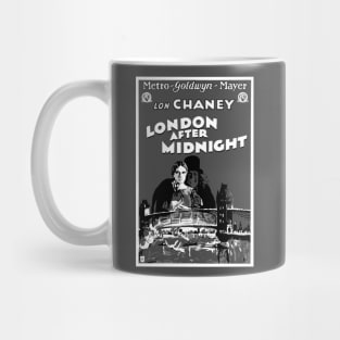 London After Midnight Tribute on Gray Mug